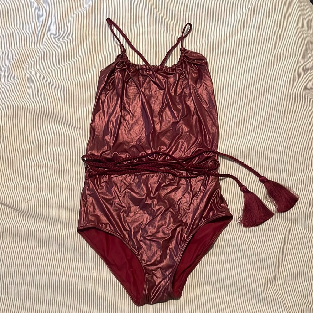 Leslie Amon One Piece Swim New